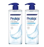 Protex Micellar Protect &amp; NOURISH Shower 475ml. (2ขวด) โพรเทคส์ ไมเซล่า โพรเทค แอนด์ นูริช ครีมอาบน้ำ