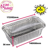 Rectangle Aluminium Tray 4571-P | Aluminium Container | Aluminium Foil | Bekas Aluminium Foil (5Pcs)