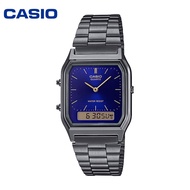 Casio Vintage Watch 💯(Ori) AQ230GG-2 Stainless Steel AQ230 Casio Watch / Casio Metal Watch / Unisex 
