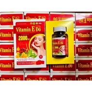 Vitamin E Đỏ 2000 IU giúp da căng bóng sáng mịn trẻ hóa làn da hạn chế nám- giúp tăng khả năng làm m