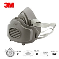 [Arrive Within 3 Days] 【Sedia Stock】 3M 3200 3 Dalam 1 Gas Respirator 20Pcs 3701CN Penapis Kapas Sep