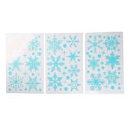 [FPE] 3 Sheet Colorful Snowflake Christmas Window Stickers Luminous Snowflake Stickers