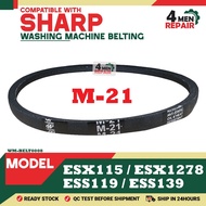 M-21/ ESX115 / ESX1278 / ESS119 / ESS139 COMPATIBLE WITH SHARP WASHING BELTING GEARBOX BELTING BELT 