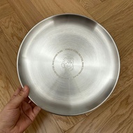 Stainless Steel Multifunctional Bear Korean Style Tray ins Style Barbecue Plate Picnic Plate Round P
