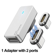 USB4.0 Thunderbolt3 Magnetic Adapter USB C To Type C 40Gbps 240W Fast Charging Magnet Converter Cabl