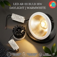 LED AR111 Bulb 18W Anti-glare High Quality Lampu Mentol AR111 Energy Saving Daylight Warm White Bulb