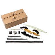12Pcs Timing Chain Kit For VW Beetle Golf Jetta Audi A3 A4 Q5 EA888 1.8/ 2.0 TFSI 06K109158AC 06K109