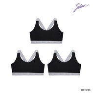 (แพ็ค 3 ชิ้น) Sabina เสื้อชั้นใน Sport Bra รหัส SBB1121 สีดำ