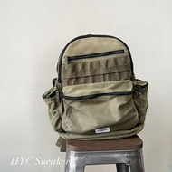 [HYC] AES 潮牌 工裝 後背包 大容量 拉鏈 多口袋 機能 包包 軍綠