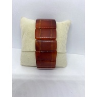 D3777 Natural Raw Ore Carnelian Hand Row Hand Brand Bracelet Size About Width 28mm Weight About 58.4