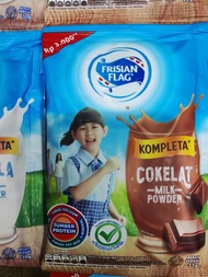 Susu Bubuk Bendera Kompleta Coklat & Vanila (renceng)