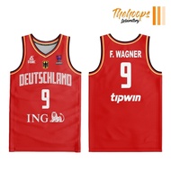 THL X EuroBasket Germany Fiba Basketball jersey  2025 Full Sublimation Jersey Basketball