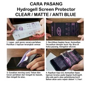 TG Tempered Glass Hydrogel Clear Bening Blue Matte Privacy Spy Oppo A5 Pro A9 A5 2020 A16 A15 A3S A1