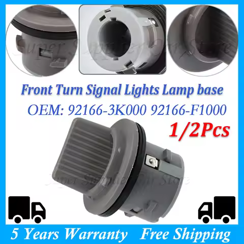 New 1/2PCS Car Front Turn Signal Lights Lamp Holder 1016 1157 Socket Base For KIA Forte Sportage Sor