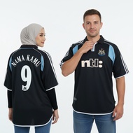 RETRO Nwcstl Untd Away 2000 2001 Nw Cstl Football Shirt Black Vintage Jersey Custom Printed Name Num