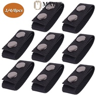 MAYIT 1/4/8Pcs Belt Buckle  Double Snaps Outdoor Nylon Strap