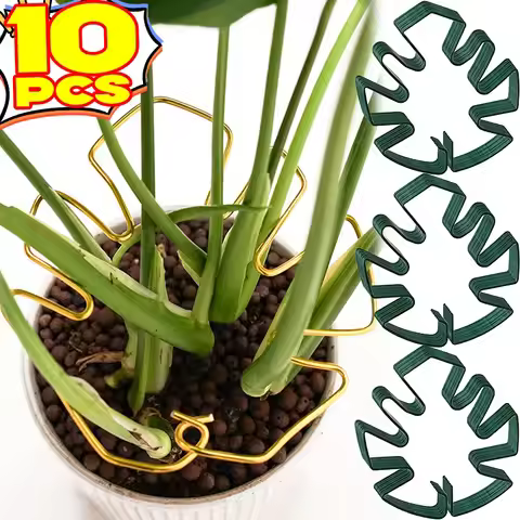 Potted Plant Holder Iron Plant Bracket Sturdy Rust Proof Space Saving Flower Secure Support Outdoors