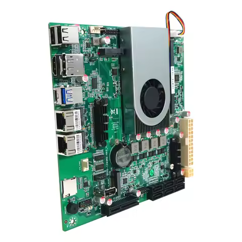 N97/10G N150 NAS DDR5 Motherboard 6* SATA3.0 Intel I226 2.5G Mini ITX 17x17CM 2* M.2 For Soft Router