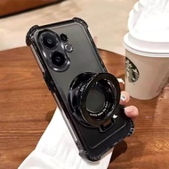 For VIVO X200 FE Case Shockproof Electroplated TPU Stand Cover Phone Casing For VIVO X200 FE X200FE 