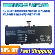 HB6181V1ECW-22 7.64V 7.33Ah Laptop Battery for HUAWEI MAGICBOOK PRO 2020 HLYL-WDQ9 HYLR-WFP9 HYLR-WF