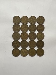（1963年五仙20枚）香港政府硬幣伊利沙伯二世 1963年五仙或叫斗零20枚Government of Hong Kong Queen Elizabeth ll 1963 $0.05 20 piec