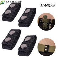 MIOSHOP 1/4/8Pcs Belt Buckle  Double Snaps Outdoor Nylon Strap