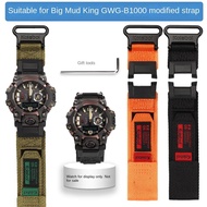 GWG-B1000 Nylon Watch Strap for Casio GSHOCK 5713 GWG-B1000-1A Third Generation Big Mud King Modifie