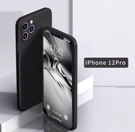 蘋果iPhone 12 Pro炫黑色矽膠保護殼