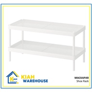 Rak Kasut MACKAPAR MACKAPÄR Shoe rack, white 78x32x40 cm Shoe Organizer