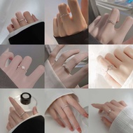 SP Fashion Life 戒指 女 ins Adjustable Silver Rings for Women Cincin Perak Perempuam 银戒指 Cincin Emas Korean Gold Ring 金戒指