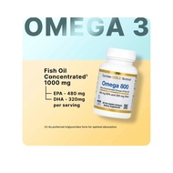 CALIFORNIA GOLD NUTRITION OMEGA 800 ULTRA CONCENTRATED OMEGA 3 FISH OIL