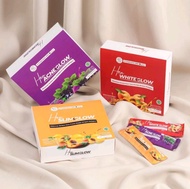 dR Hen Collagen Drink White & Glow / Slim & Glow Pelangsing / Minuman Kolagen DNA Salmon Acne & Glow