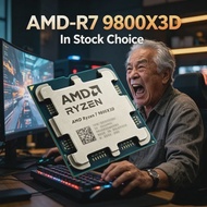 AMD | AMD Powerful Ryzen 7 9800X3D Gaming CPU 8C16T 4.7GHz/5.2GHz 96MB L3 Cache 4nm Zen5 AM5 DDR5 12