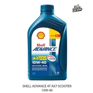SHELL AX7 SCOOTER 10W40 SCOOTER OIL 1 liter and 0.8 liter