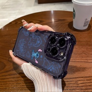 For Samsung A02 A02s A03 A03s A04 A04e A05 A05s A06 A12 A13 Airbag Design Cute Stitch Design Phone C