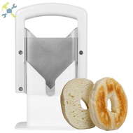 Bagel Cutter Slicer with Safety Handle Household Bagel Slicer Stainless Steel Bagel Precision Cutter
