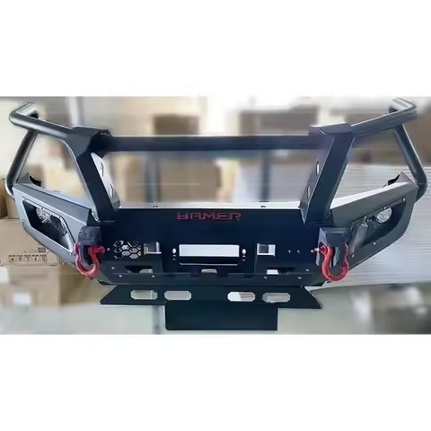 4x4 Off-road Hamer Steel Bull Bars for HIlux Vigo 2005-2011 With LED Front Bumper Guard Hilux Vigo B