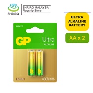 GP Ultra Alkaline Battery AA (2's)