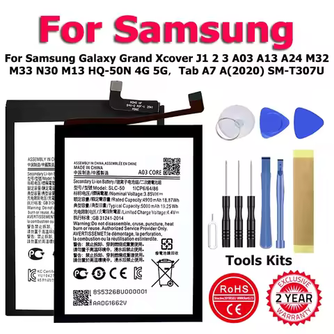 EB-B220AC HQ-50N Battery For Samsung Galaxy Grand Xcover J1 2 3 A03 A13 A24 M32 M33 N30 M13 HQ-50N 4