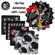 Musion Pirate Bandana Men Kain Key Kepala Harley Davidson Sapu Tangan Lelaki Vintage Key Handkerchief Tuala Key Headband Skaf Vintage Rock Scarf Motorcycle Bandana Retro Hip Hop Durag for Men