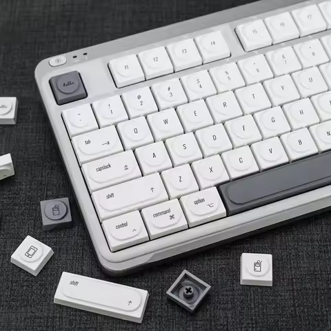 KBDiy 137 Keys MAC Style Doys Keycaps Retro 1353 Korean Keycap PBT For Low Profile Mechanical Keyboa