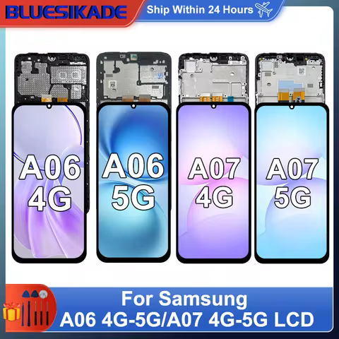 IPS LCD For Samsung Galaxy A06 4G 5G LCD SM-A065F Display Touch Screen For Samsung Galaxy A07 4G 5G