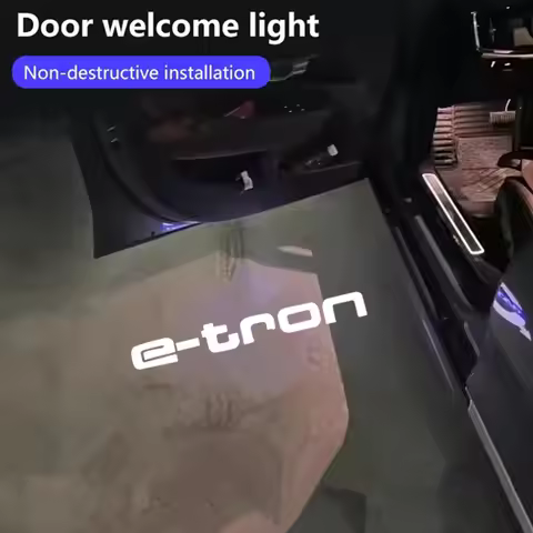 LED Car Door Laser Projector Lamp For Audi E-tron 2019-2022 A4 B5 B6 B7 B8 B9 A1 A3 C7 A5 A7 A8 Q3 Q