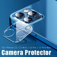 เลนส์กล้องถ่ายรูปหลังคลุมทั้งหมดกระจกนิรภัยใสปกป้องหน้าจอสำหรับ iPhone 15 11 13 14 Pro Max 12 Mini