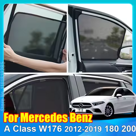 For Mercedes Benz A Class W176 2012-2019 180 Car Sun Visor Accessori Window Windshield Cover SunShad