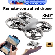【SG】Remote Control Drone E36 Mini Drone Brushless HD Aircraft Can 360° Roll Aerial Photography Video