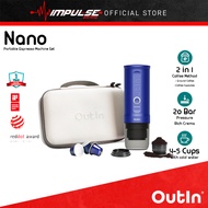Outin x Shark Angels Nano Portable Electric Espresso Machine Set (Espresso Machine & Carry Bag with 