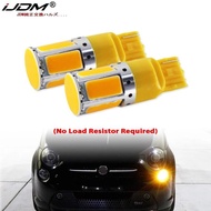 (2) No Resistor Need Amber Yellow 240-emitter COB LED 7440 T20 LED Bulbs For Front or Rear Turn Sign