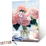 Ginkko Paint by Numbers Kit for Adults Beginner & Kids Ages 8-12 with Wooden Frame Easy Acrylic on C