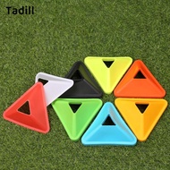 Tadill 10x Soccer Triangle Training Cones Flexible Track Training Cross Training